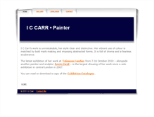 Tablet Screenshot of iccarrartist.com